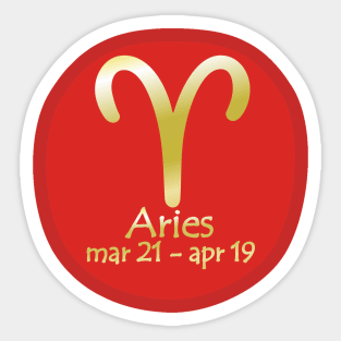 Aries Sticker